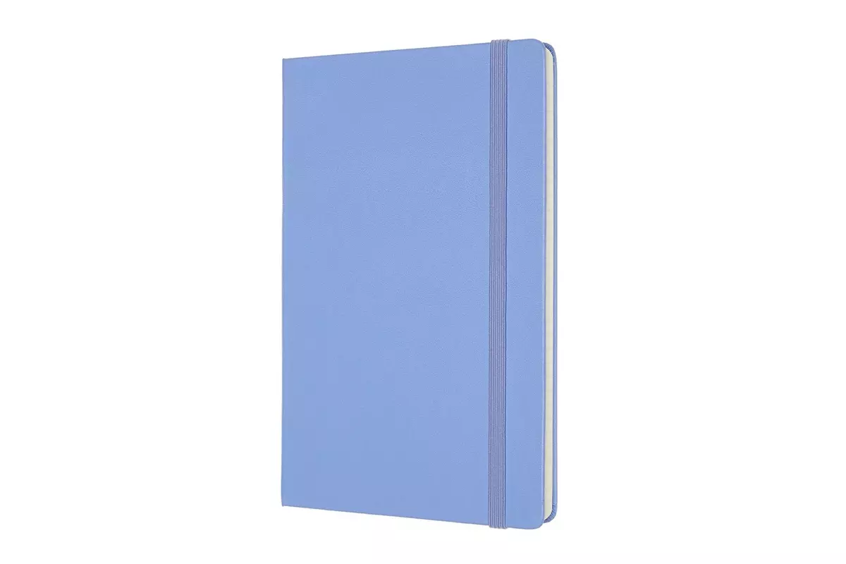 Een Moleskine Ruled Hard Cover Notebook Large Hydrangea Blue koop je bij Moleskine.nl